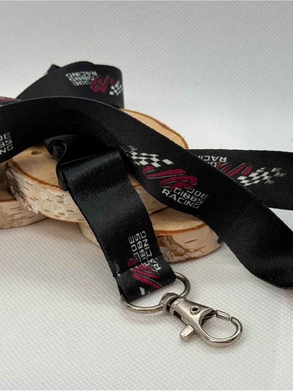 Joe Gibbs Racing Black Logo Lanyard – NASCAR Team Merch